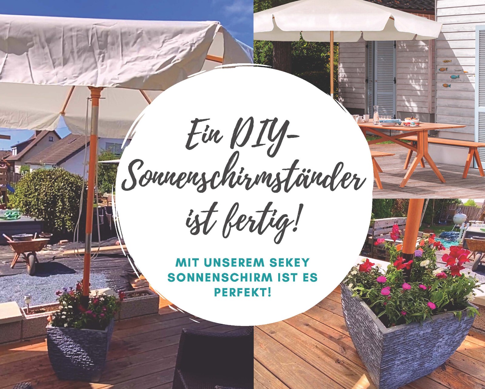 Ein DIY-Sonnenschirmstaender ist fertig! (1)